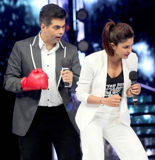 Priyanka Chopra jokes about Karan Johar punching Sanjay Leela Bhansali!